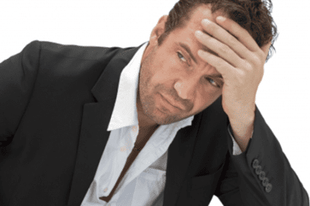 Men with headache