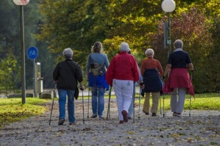 nordic-walking-walkers-go-together
