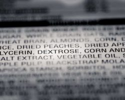 Shallow depth of Field image of Nutrition Facts