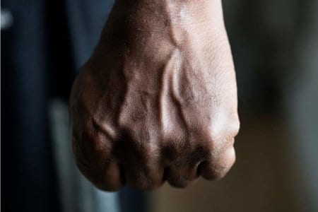 closeup-of-a-black-hand-in-fist