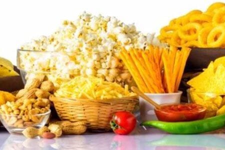 junk-food-on-white-background