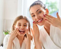 mother-and-daughter-caring-for-skin