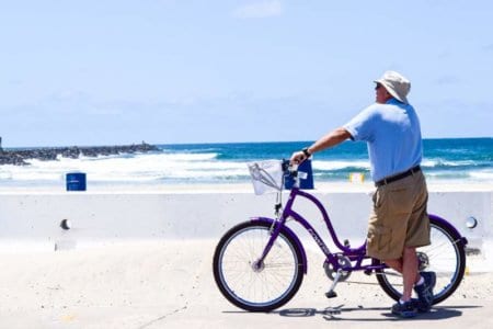 cycling-on-beach-with-leisure-and-relaxation